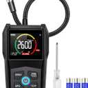 Gas Leak Detector, MESTEK Natural Propane Gas Sniffer Combustible Gas Leak Detector with 50-50000PPM 100% LEL, 2.6'' Color LCD Display,Temperature Measure, 12" Flexible Probe,High Sensitivity