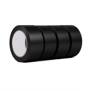 4-Pack Black Heavy Duty Duct Tape, 2 inches x 30 Yards, Waterproof,Flexible, No Residue,Tear by Hand,Strong Black Gaffers Tape