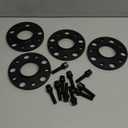 ECCPP 4PCS 5x120 to 5x120 Wheel Spacers 12mm Hubcentric Forged Tuning Spacer for E36 E46 E90 E92 E60 318i 323i 325i 328i 330i 335i 525i 545i Hub Bore 72.56mm With Lug Bolts (15mm)