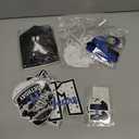 Vlipoeasn 11th Birthday Decorations Set for Boys Girls, 37PCS Black Blue 11 Year Old Birthday Backdrop Banner, Black Blue Bruh I'm 11 Party Supplies