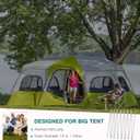 Aluminum Tent Poles Replacement, Fits Both Female and Male Ends, Lightweight Tent Pole Repair Kit, 7001 Aluminum Alloy T6 Heated