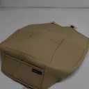 Luxury PU Leather Car Seat Cover Protector Front Car Seat Cover Seat Bottom Cover Single Seat Cover-Compatible with 90% Vehicles (Width 20.8× Deep21 × Thick 0.2 inch) (Beige)