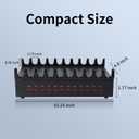 300W Charging Station for Multiple Devices - 24 Ports USB Fast Charging Station with Smart Power Delivery - Kindle, Phone, Tablet Charger Station for Home, Office, School