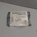 Faucet Mat for Kitchen Sink, 17.7"X5.5" Silicone Sink Splash Guard with Soap Holder, Snap-On Design & 7slope Fast Drain, Folding Sink Faucet Mat for Universal Kitchen Bathroom SinkGrey (Gray)