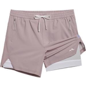 Maamgic Men's Athletic Running Shorts with Liner Ultra Lightweight Workout Shorts 5"/ 7"