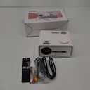 [Netflix Licensed/Dolby Audio] Smart Projector with WiFi and Bluetooth, VIZONY Native 1080P Projector with Apps Built in Netflix, Youtube, Hulu, Disney+, Portable Mini Projector for Indoor/Outdoor (White)