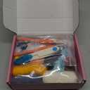 Crochet Kit for Beginners -4 PCS Cat Crochet Kit with Step-by-Step Video Tutorials, Learn to Crochet Kits for Adults, Beginner Crochet Kits for Adults, Animals Cat Crafts Knitting Kit Galentines Gifts