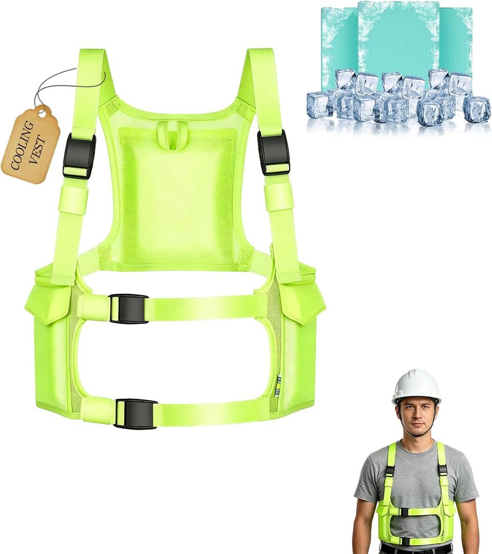 Cooling Vest for Women Men: Lightweight Ice Vest Summer Essentials for Garden Outdoor Sports Mother Father Day Gift