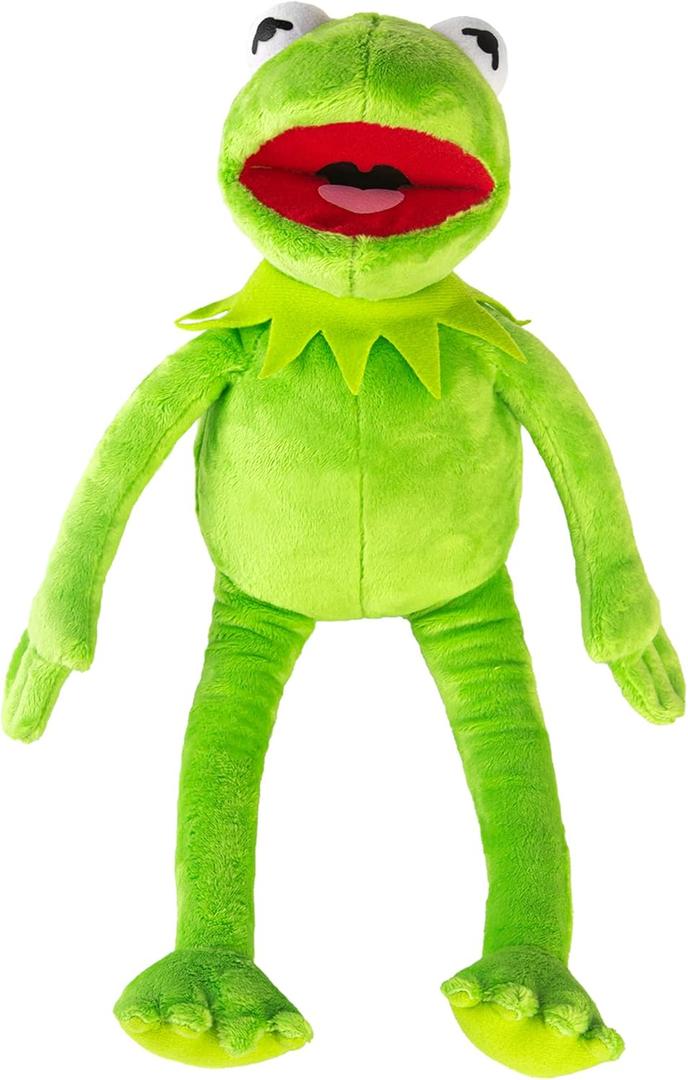 Kermit The Frog Plush, Soft Frog Plush Doll, Halloween Christmas Thanksgiving Gift Ideas for Boys and Girls- 16 Inches