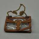 Joryin Women's Stadium Approved Crossbody Bag for Women, Small Clear Bag Shoudler Purse with Chain Strap