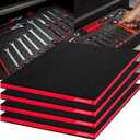 ONREVA Tool Box Foam 4Pack 22x18x1 inch, Foam Inserts for Cases, Polyethylene Storage Sheets for Toolbox Hard Case, Tool Shadow Insert, Kaizen Organizer Sheet