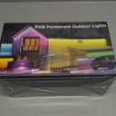 150Ft Permanent Outdoor Lights,Smart RGB Outdoor Lights with Remote APP Control, IP67 Waterproof Outside Light for House for Christmas, Halloween, Holiday, Party, Daily