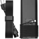 130W USB C Type C Adapter Laptop Charger Compatible with Dell XPS 15 2in1 9575 Precision 5530 2in1 5550 5750 3560 3550 3551 Latitude 7410 7310 7210 9410 9510 9575 5420 5520 5510 Power Cord