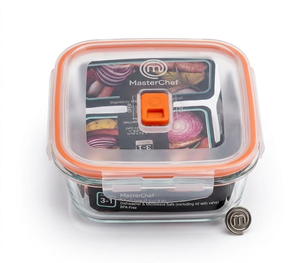 Glass Dish With Locking Lid 2.5L 84.5 Fl oz