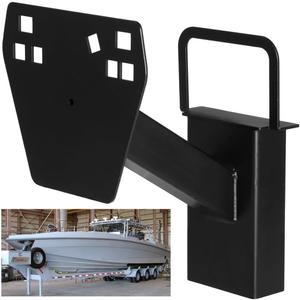 Stake Pocket Spare Tire Carrier, Spare Tire Mount for Trailer, Heavy Duty Steel Spare Tire Bracket, Fit Most 4 & 5 & 6 & 8 Lugs Wheels
