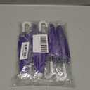 NUOBESTY 5pcs Mini Umbrella Garden Decoration Hanging Ornament Decorative Props Kids Children Toy Solid Color Random Color