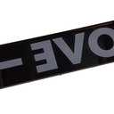 Acrylic Black Front License Plate Delete w/Move Over Laser Engraved for Subaru Vehicles