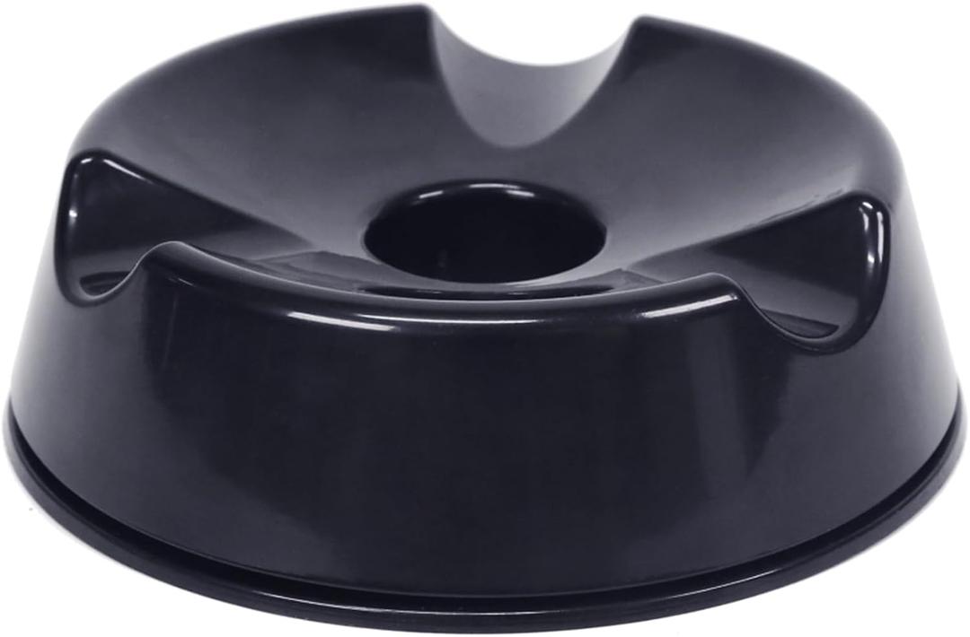 Bowling Ball Spinner - Smooth Rotating Bowling Ball Cup Stand with Non-Slip Base, Scratch-Free & Silent Spin Bowling Ball Holder, Ideal Bowling Accessories for Men & Women (Black)