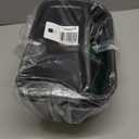 Goovilla Chicken Feeder Waterer, Hanging or Screw-in Fence Feeders with Clips, 2 Pack 5 Quart Goat Feeding Supplies, Duck Piglet Sheeple Coop Dog Livestock Poultry Plastic Feeder Trough Bucket, Black