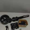 8-inch Wheel Trailer Jack, 13" Vertical Movement, 2000 lbs, for RV, Boat, Trailer and More, Black