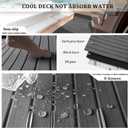 HXBYX EVA Foam Boat Flooring with 3M Self-Adhesive Backing DIY Boats Decking Marine Sheet Faux Teak Material, Non-Slip Cooler Pads for Kayak Yacht SwimPool RV 95"x44"/ 31"/ 16"/ 6.7"/ 2.4", 47.5"x16"