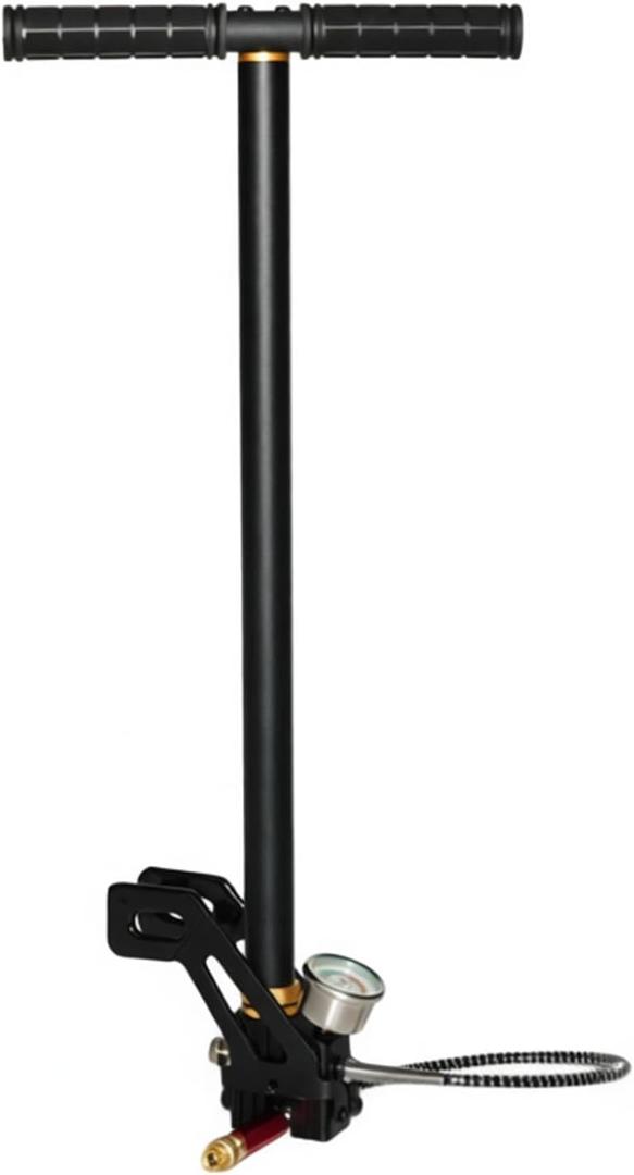 3-Stage PCP Hand Pump 4500PSI/30MPa with Replacement Parts Kit  High Pressure Air Pump for PCP Air Rifle, Air Gun, HPA Tank, Paintball, Stainless Steel Hand Air Pump with Oil-Water Filter