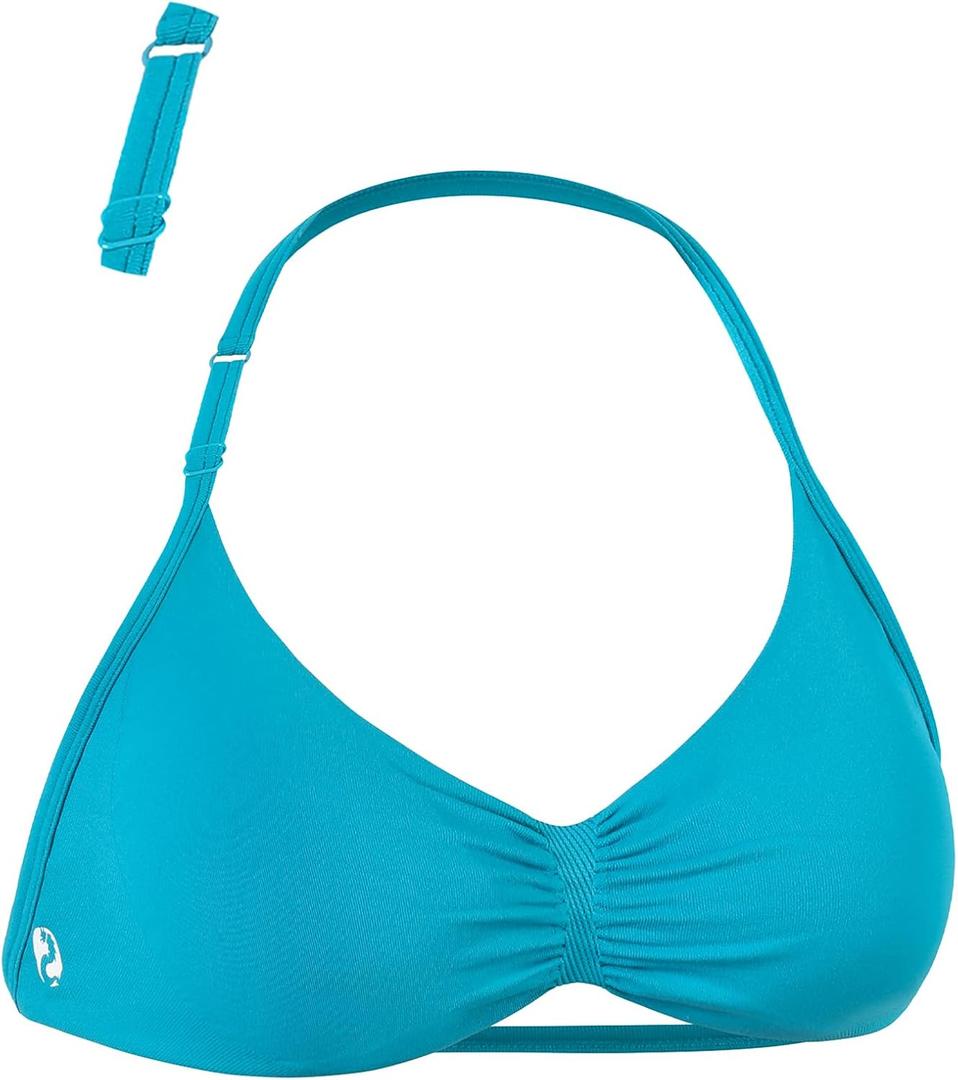 AUROLA Influence Adjustable Strappy Sports Bras for Women,Low Support Seamless Backless Padded Straps Impact Yoga Gym Bra (Small, Caneel Bay)