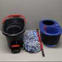 O-Cedar RinseClean Spin Mop & Bucket System + 1 Extra Mop Head | Clean with Clean Water | Removes 99% of Bacteria