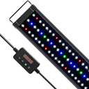 NICREW ClassicLED Plus LED Aquarium Light with Timer, Planted Fish Tank Light 18 Watts for 24-30 Inch, Daylight and Moonlight Cycle