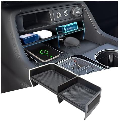 Sinminou Center Console Organizer Compatible with 2023 2024 2025 2026 Honda Pilot/2026 Honda Passport Accessories, Storage Box Tray Insert Divider Compartment Tray Interior Accessories