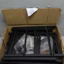 Furnulem Tall 5 Drawers Dresser, Vertical Storage Tower Fabric Dresser for Bedroom, Hallway, Entryway, Nursery, Closet Organizer, Nightstand Bedside Table Furniture, Sturdy Steel Frame, Wood Top (Rustic Brown)