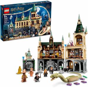 LEGO Harry Potter Hogwarts Chamber of Secrets 76389 Castle Toy with The Great Hall, 20th Anniversary Model Set with Collectible Golden Voldemort Minifigure and Glow-in-The-Dark Nearly Headless Nick