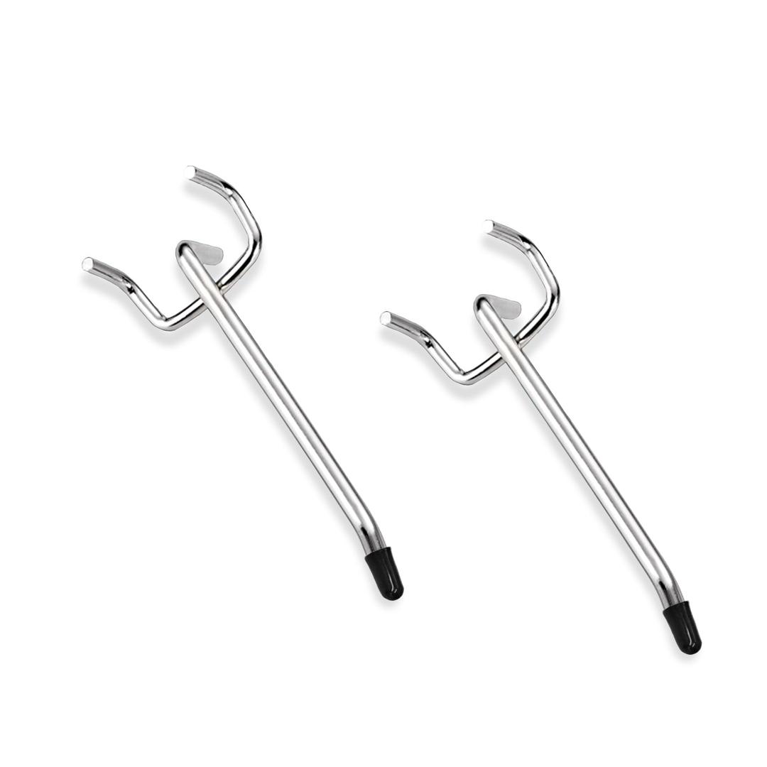 2 x Wohegyy pegboard Hooks, Heavy Duty Peg Board Organizer Accessories,Metal Hooks for pegboard,peg Board Hooks for Hanging for 1/4" Pegboard Hanging Tools Garage (2I 60Pack)