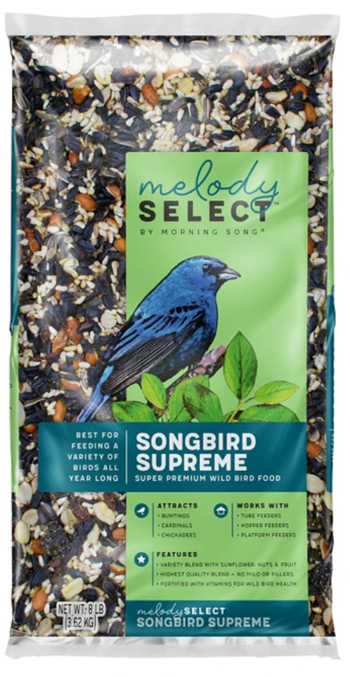 Morning Song Melody Select Series 14062 Songbird Supreme, Premium, 8 lb Bag