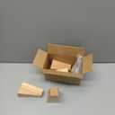 Alecutremy 4 Inch Mid Century Legs Wood Square Furniture Legs Set of 4 Tapered Sofa Feet Solid Wooden Replacement Legs for Couch Ottoman Cabinet Dreeser Bed Table DIY,4 inch, Square Tapered Natural