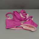 Pink Glitter 2-Piece Swimsuit for Women, Size Large – Metallic Nylon & Spandex Bikini Set