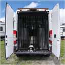 MELIPRON Magnetic Van Bug Screen, Mosquito Net Fit for RAM ProMaster & Ford Transit High Roof, Breathable Mesh Curtain Flyscreens for Campervan/RV Sleeping, 79" H x 67" W