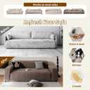 Stretch Sofa Cover for 2-3 Cushion Couch, Washable Couch Cover for Sofa & Loveseat, Non-Slip Sofa Slipcover for Furniture Protection, Soft Couch Covers for Sofa, Pet Friendly