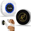 ChunHee Dog Door Bell, Smart Dog Doorbell for Potty Training to Go Outside, Dogs Bells for Doggie to Ring to Go Potty Train with Customized Ringtones Adjustable Volume, 1 Dog Button