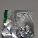 300 Pcs 58mm/2.28 inch Button Maker Supplies, 58mm Button Supplies Parts, (Approx. 2.25 inch) Round Badge Blank Button Pins, Includes Metal Pin Back Cover, Metal Cover, Clear Film