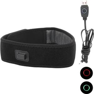 Heated Head Wrap, 5V Electric USB Heating Pad for Neck and Head, 3 Gears Temperature Adjustment Heated Headband for Relieving Migraine, Tension Headache, Headache