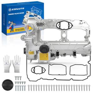 Ezexpreze 2.0L Turbo N20 Upgrade Aluminum Engine Valve Cover with Oil Filler Cap & Gasket & Bolts Compatible with 2012-2018 BMW 228i 320i 328i 428i 528i X1 X3 X4 X5 Z4 (Included GT/xDrive)