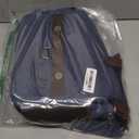 Leaper Retro Crossbody Bag Sling Bag Canvas Messenger Bag for Men Women Shoulder Bag Crossbody Handbags Satchel Travel Bag (XXL-Large, Dark Blue 3)