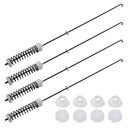 【ALLOY UPGRADED】W10780045 WTW4816FW2 NTW4516FW2 NTW4605EW0 NTW4516FW1 WTW4800BQ1 Washer Suspension Rods Kit 4 Pcs by Beaquicy-Washer Parts for Whirlpool Kenmore Suspension Rods RTW4516FW1,11020102310