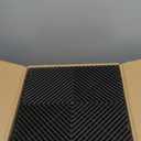 Interlocking Garage Floor Tiles - Drainage Mats, Non-Slip, Heavy-Duty, Easy Install for Garage, Car Wash, Basement12 Pack 16"x16" (Black)