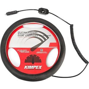 Kimpex 950491 Heated Steering Wheel Cover, Black