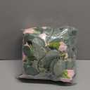 TELDRASSIL 4Pcs(26 FT) Artificial Rose Vine Fake Flower Garland Fake Silk Rose Hanging Vine for Wedding Party Background Arch Garden Background Decoration (Pink)