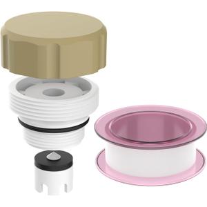 ASSE 1019-A Outdoor Faucet Repair Kit with Teflon Tape, Vacuum Breaker Replacement Kit Anti-Siphon Frost-Free Hose Bib Sillcock Valve Replacement Assembly for Outside Repair Accessories