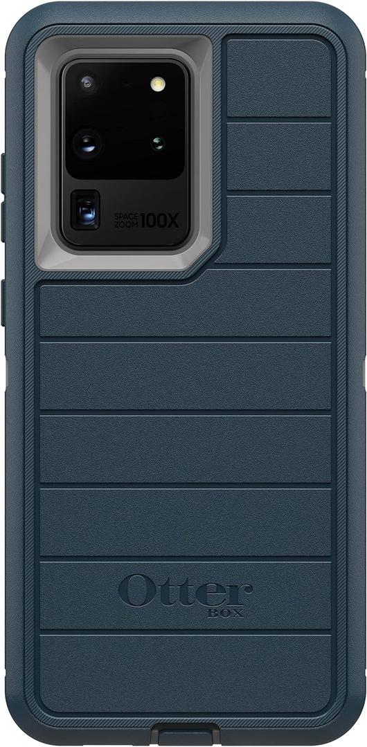 OtterBox Defender Series Rugged Case for Samsung Galaxy S20 Ultra & S20 Ultra 5G (ONLY - NOT Compatible with Other S20 Models) Case Only - Non-Retail Packaging - Gone Fishin - with Microbial Defense