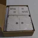 Hiboom 12 Pcs DIY Christmas Village Sets Wood Village Houses Christmas Mini Wooden House Gift for Winter Xmas Party Decorations